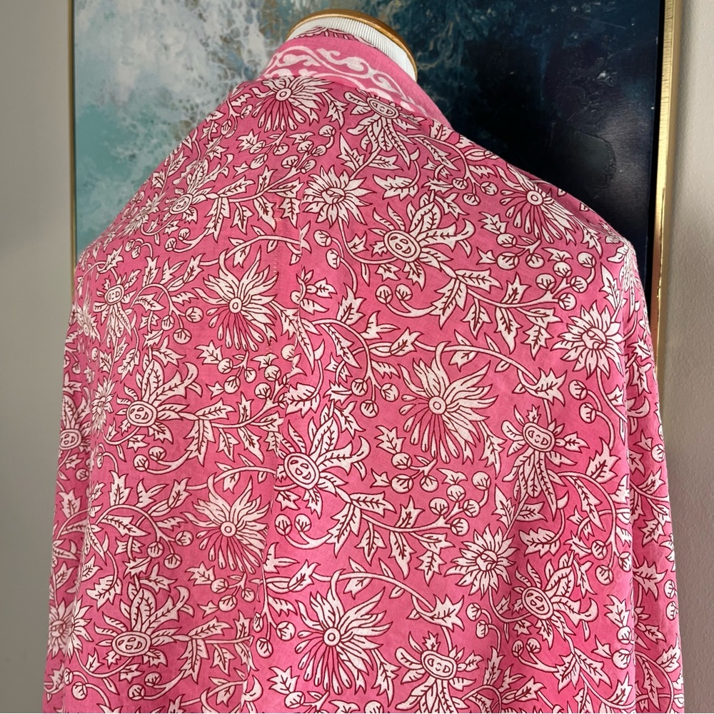 Large Cotton Paisley Scarf - Picture 8 of 9